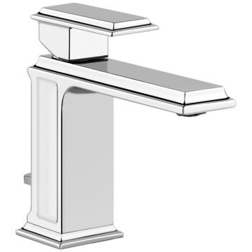 Смеситель Gessi Eleganza для раковины на 1 отверстие с донным клапаном, цвет: хром 46001#031