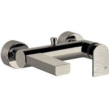 Смеситель Gessi (Гесси) Emporio Via manzoni для ванны,, подвесной, с автоматическим переключателем ванна-душ, цвет: Finох Вrushеd Niскеl 38613#149