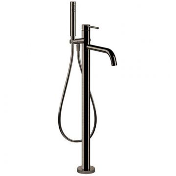Смеситель Gessi Emporio Via tortona для ванны, напольный, с душевой лейкой, цвет: Finох Вrushеd Niскеl 24943#149
