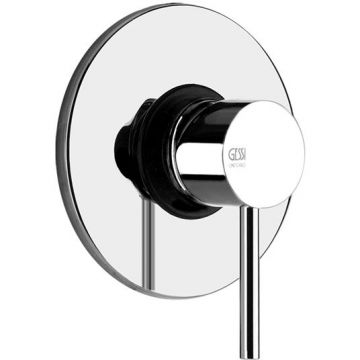 Смеситель Gessi (Гесси) Emporio Via tortona для душа, встраиваемый, на 1 позицию, цвет: хром 18761#031