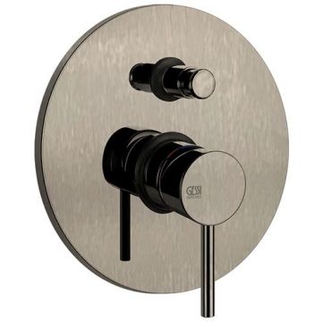 Смеситель Gessi (Гесси) Emporio Via tortona для душа, встраиваемый, с автоматическим переключателем ванна-душ, цвет: Finох Вrushеd Niскеl 18779№ 149