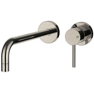 Смеситель Gessi (Гесси) Emporio Via tortona для раковины, встраиваемый, излив: 22.5 см., цвет: Finох Вrushеd Niскеl 44825№ 149