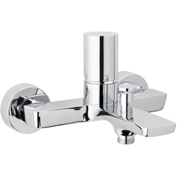 Смеситель для ванны AQG (АКУГ) Tube, однорычажный без набора для душа, цвет хром 01TUB400CR