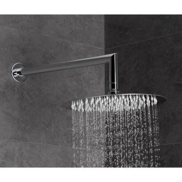 Душевой комплект AQG (АКУГ) Beta, на 2 потребителя, с круглым верхним душем 25 см и кронштейном 35 см, хром, 19BETER21102