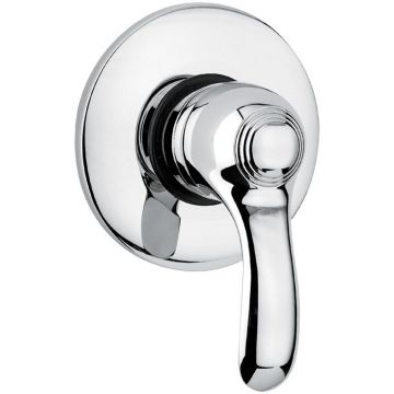 Смеситель Emmevi Harmony, встраиваемый в стену, однорычажный, хром/золото, 22009/CO