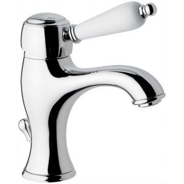 Смеситель однорычажный Emmevi (Эммеви) Laguna, излив 11,5 см, с донным клапаном, хром, 40063/CR