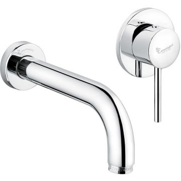 Смеситель Emmevi (Эммеви) Piper, встраиваемый в стену, однорычажный, без донного клапана, бронза, 45055/BR