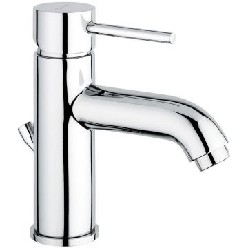 Смеситель однорычажный Emmevi (Эммеви) Piper, с донным клапаном, хром, 45003/CR