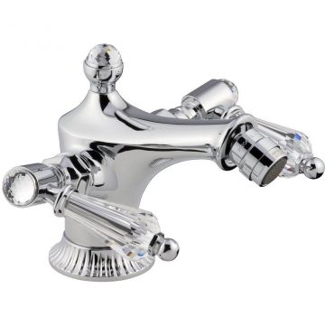 Смеситель для биде Emmevi (Эммеви) The One, с прозрачными кристаллами Swarovski, хром, 98004LCSW/CR