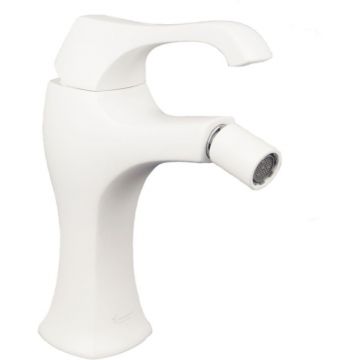 Смеситель однорычажный Emmevi (Эммеви) Ares, с донным клапаном, белый матовый, 76004/BIO