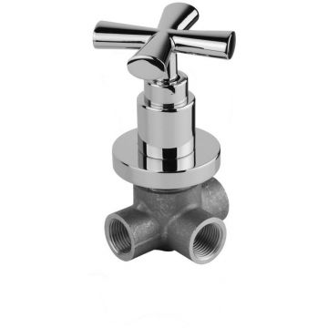 Смеситель для душа Emmevi (Эммеви) Spirit New, встраиваемый дивертер на 3 выхода, цвет хром, цвет хром 31029/CR