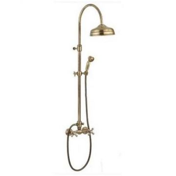 Душевая колонна Emmevi (Эммеви), с ручками-крестиками (старый арт. 1200281), регулируемая по высоте 92-128 см 1200294/OR