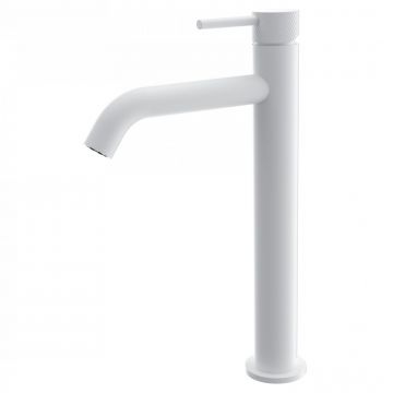 Смеситель для раковины высокий Wonzon and Woghand (Вонзон И Вогханд) , Белый матовый WW-H1062-MW