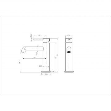 Смеситель для раковины Wonzon and Woghand (Вонзон И Вогханд) , Белый матовый WW-H1063-MW