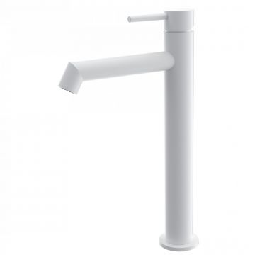 Смеситель для раковины высокий Wonzon and Woghand (Вонзон И Вогханд) , Белый матовый WW-H1064-MW