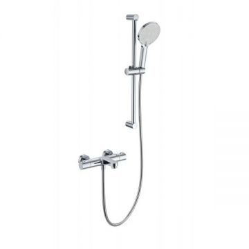Смеситель для ванны с душевым гарнитуром и термостатом Wonzon and Woghand (Вонзон И Вогханд) , Хром WW-C2018-A-CR