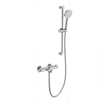 Смеситель для ванны с душевым гарнитуром и термостатом Wonzon and Woghand (Вонзон И Вогханд) , Хром WW-C2001-A-CR