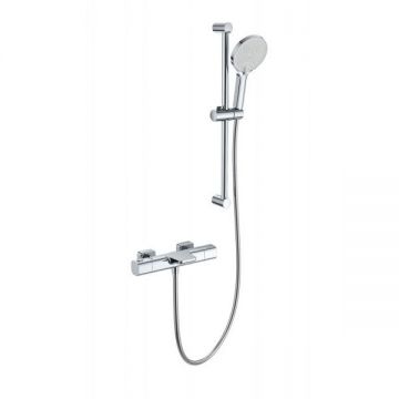 Смеситель для ванны с душевым гарнитуром и термостатом Wonzon and Woghand (Вонзон И Вогханд) , Хром WW-C2017-A-CR