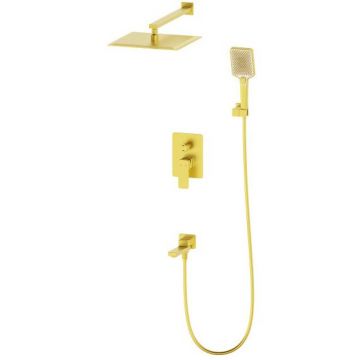 Душевая система встраиваемая Wonzon and Woghand (Вонзон И Вогханд) , Брашированное золото WW-88939003-BG