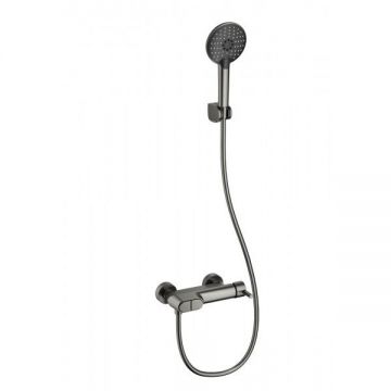 Смеситель для ванны с душем Wonzon and Woghand (Вонзон И Вогханд) , Темный графит WW-A30902-BGG