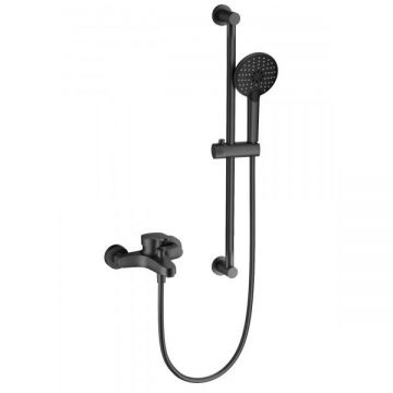 Смеситель для ванны с душевым гарнитуром Wonzon and Woghand (Вонзон И Вогханд) , Темный графит WW-C2501-BGG