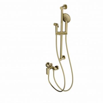 Смеситель для душа с гарнитуром Wonzon and Woghand (Вонзон И Вогханд) , Брашированное золото WW-A4888-BG