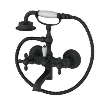 Смеситель для ванны с душем Wonzon and Woghand (Вонзон И Вогханд) , Черный матовый WW-88639020-MB