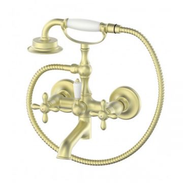 Смеситель для ванны с душем Wonzon and Woghand (Вонзон И Вогханд) , Брашированное золото WW-88639020-BG