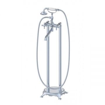 Смеситель для ванны напольного монтажа Wonzon and Woghand (Вонзон И Вогханд) , Хром WW-88649020-CR