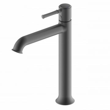 Смеситель для раковины высокий Wonzon and Woghand (Вонзон И Вогханд) , Темный графит WW-88019073-BGM