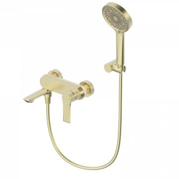 Смеситель для ванны с душем Wonzon and Woghand (Вонзон И Вогханд) , Брашированное золото WW-88037079-BG