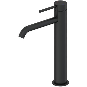 Смеситель для раковины высокий Wonzon and Woghand (Вонзон И Вогханд) , Черный матовый WW-88239017-MB