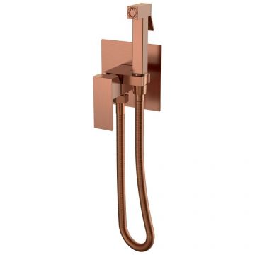 Смеситель Богеме (Boheme) гигиенический Qubic Copper Brushed 477-CB Смеситель Богеме (Boheme) гигиенический Qubic Copper Brushed 477-CB