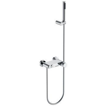 Смеситель Богеме (Boheme) Stick для ванны Chrome Spirale 123-CRCR.4