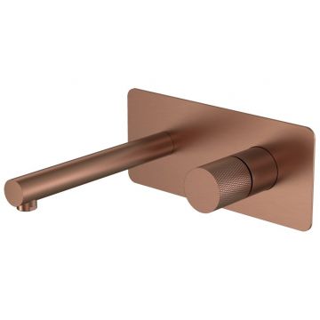 Смеситель Богеме (Boheme) Stick из стены Brushed Bronze ручка Touch 125-BRB.2