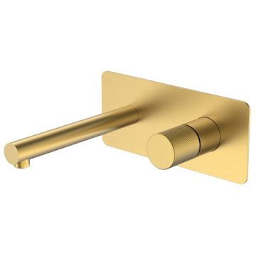 Смеситель Богеме (Boheme) Stick из стены Matt Gold Spirale 125-MG.4