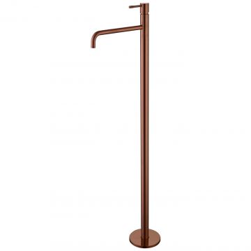 Смеситель Богеме (Boheme) для умывальника напольный Uno Copper Brushed 107-CB