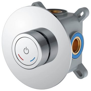 Смеситель Богеме (Boheme) автоматический встроенный Tech Chrome 154-4-CR
