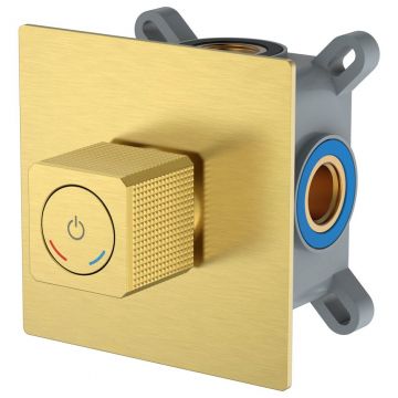 Смеситель Богеме (Boheme) автоматический встроенный Quad Matt Gold 154-5-MG