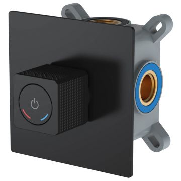 Смеситель Богеме (Boheme) автоматический встроенный Quad Black 154-5-B Смеситель Богеме (Boheme) автоматический встроенный Quad Black 154-5-B