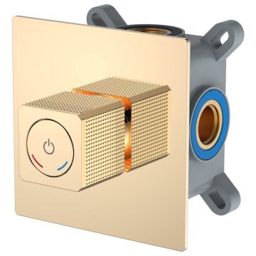 Смеситель Богеме (Boheme) автоматический встроенный Quad Gold 154-5-G Смеситель Богеме (Boheme) автоматический встроенный Quad Gold 154-5-G
