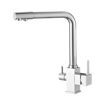 Смеситель для кухни с подключением фильтра G.Lauf (Глауф) GEP18-A076, хром