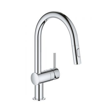 Смеситель для кухни Grohe Minta с выдвижным изливом, хром 32321002