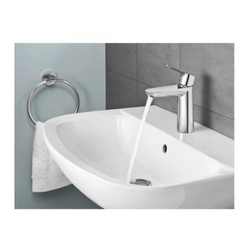 Смеситель для раковины Grohe (Гроэ) BauEdge с донным клапаном, M-Size, хром 23758000
