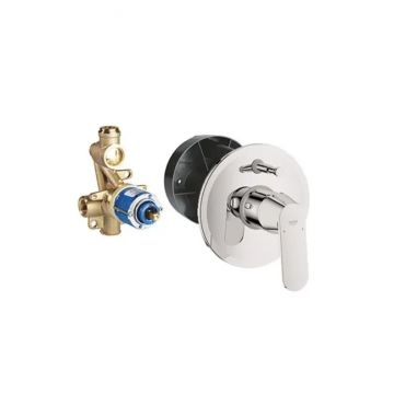 Смеситель для ванны Grohe (Гроэ) Eurosmart Cosmopolitan (внешняя и встраиваемая части), хром 32879000