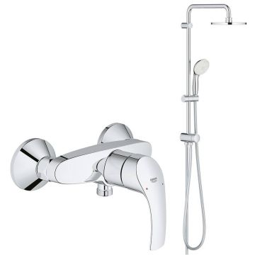 Набор для ванны 2 в 1: Eurosmart 2015 Смеситель для ванны Grohe (33555002), New Tempesta 200 Душевая система Grohe с переключателем (27389002) 124410