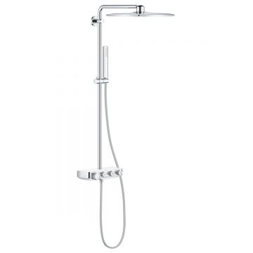 Душевая система Grohe (Гроэ) Euphoria SmartControl 310 DUO Cube с термостатом, белая луна 26508LS0