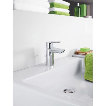 Смеситель для раковины Grohe (Гроэ) BauEdge , сливной гарнитур, хром 23328000