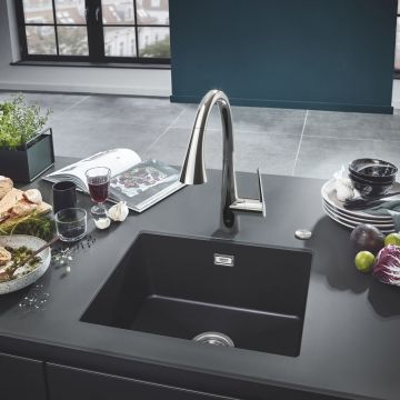 Смеситель для кухни Grohe (Гроэ) Zedra с выдвижной лейкой, хром 32294002