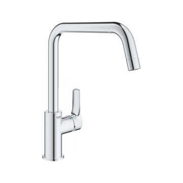 Смеситель для кухни Grohe (Гроэ) Eurosmart, высокий U-излив, хром 30567000